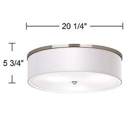 Image4 of Amity Giclee Nickel 20 1/4" Wide Ceiling Light more views
