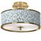 Amity Gold 14" Wide Ceiling Light