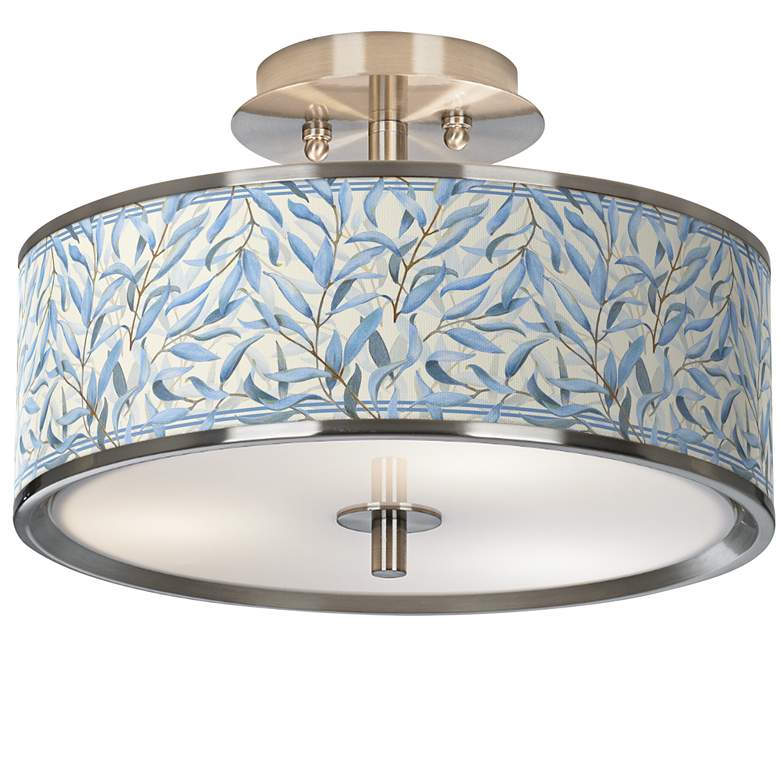 Image 1 Amity Nickel 14 inch Wide Ceiling Light