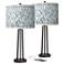 Amity Susan Dark Bronze USB Table Lamps Set of 2