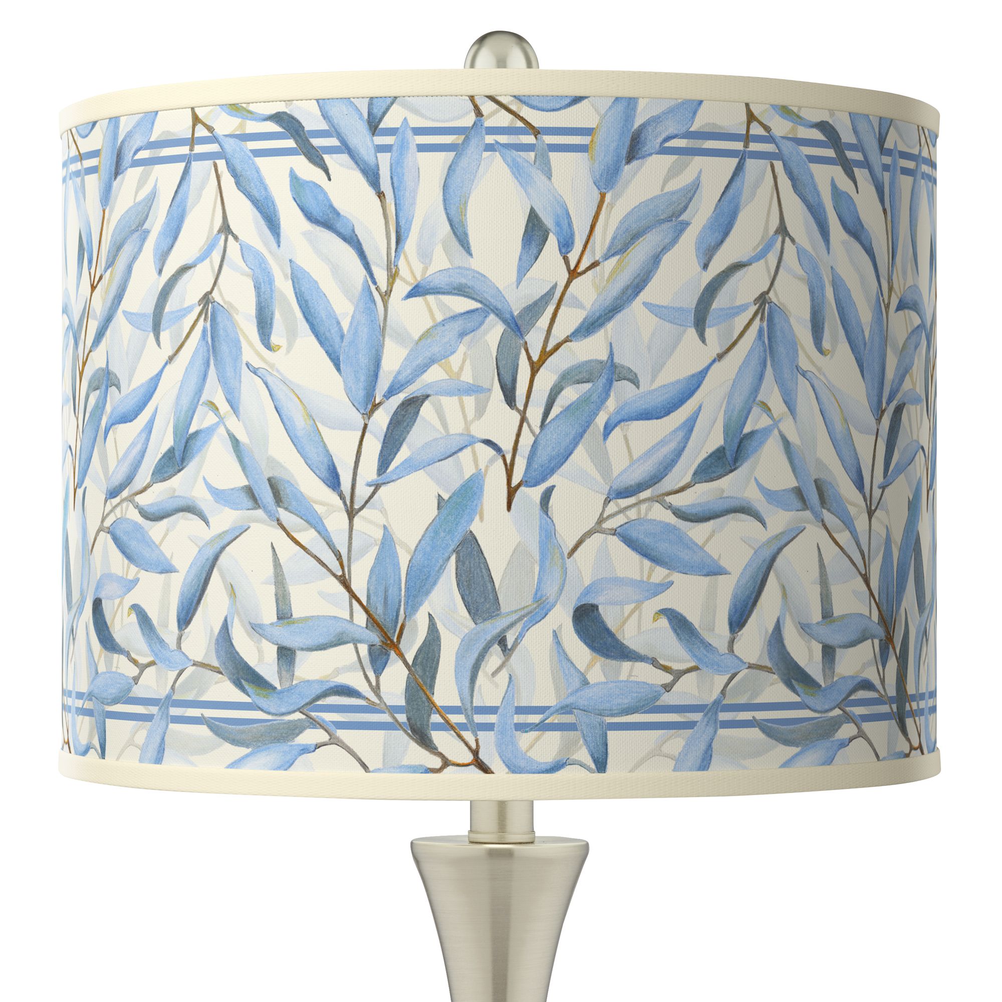 Image 2 Amity Trish Brushed Nickel Touch Table Lamps Set of 2 more views