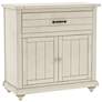 Ammidown 32" Wide Antique White Wood 2-Door Accent Cabinet 