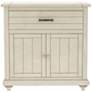 Ammidown 32" Wide Antique White Wood 2-Door Accent Cabinet 