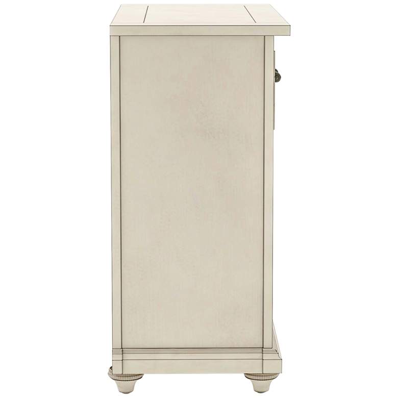 Image 7 Ammidown 32" Wide Antique White Wood 2-Door Accent Cabinet  more views