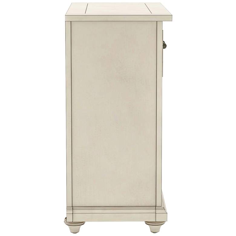 Image 7 Ammidown 32" Wide Antique White Wood 2-Door Accent Cabinet more views