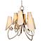 Amnesia Strategy 37" Wide Weathered Gold Chandelier