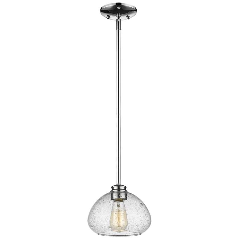 Image 1 Amon by Z-Lite Chrome 1 Light Mini Pendant