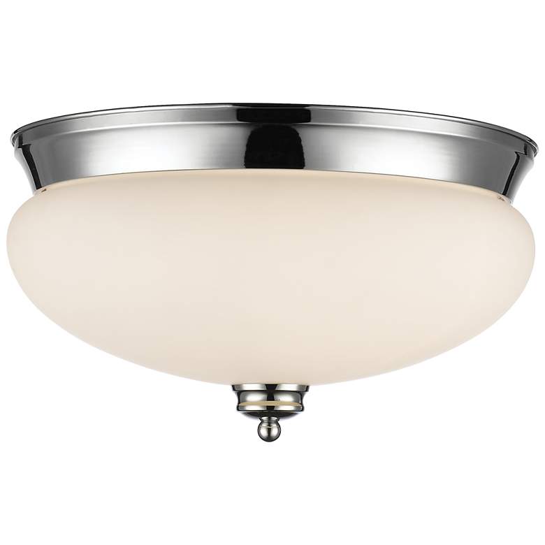 Image 1 Amon by Z-Lite Chrome 3 Light Flush Mount