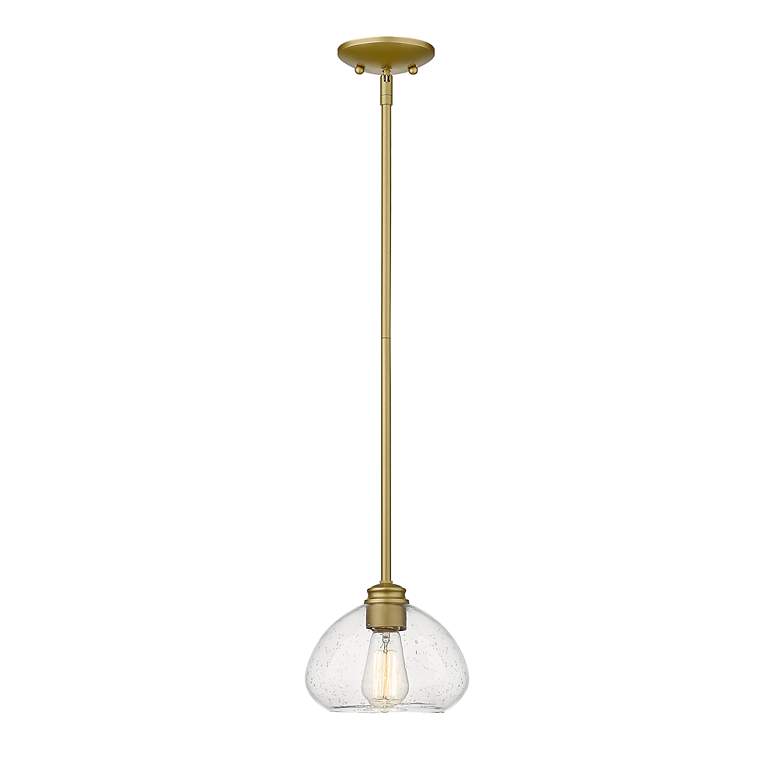 Image 3 Amon by Z-Lite Satin Gold 1 Light Mini Pendant more views