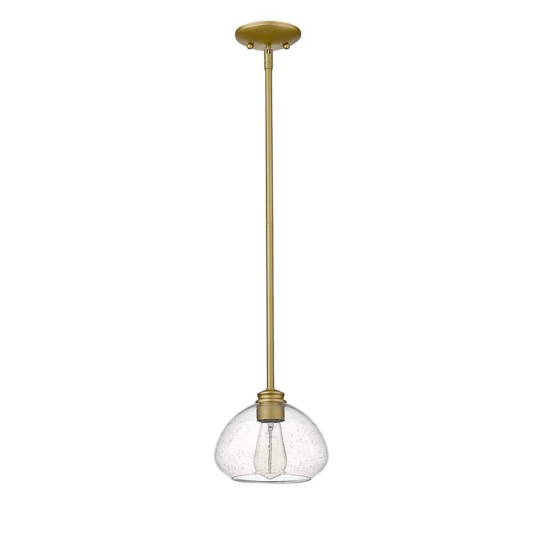 Image 6 Amon by Z-Lite Satin Gold 1 Light Mini Pendant more views