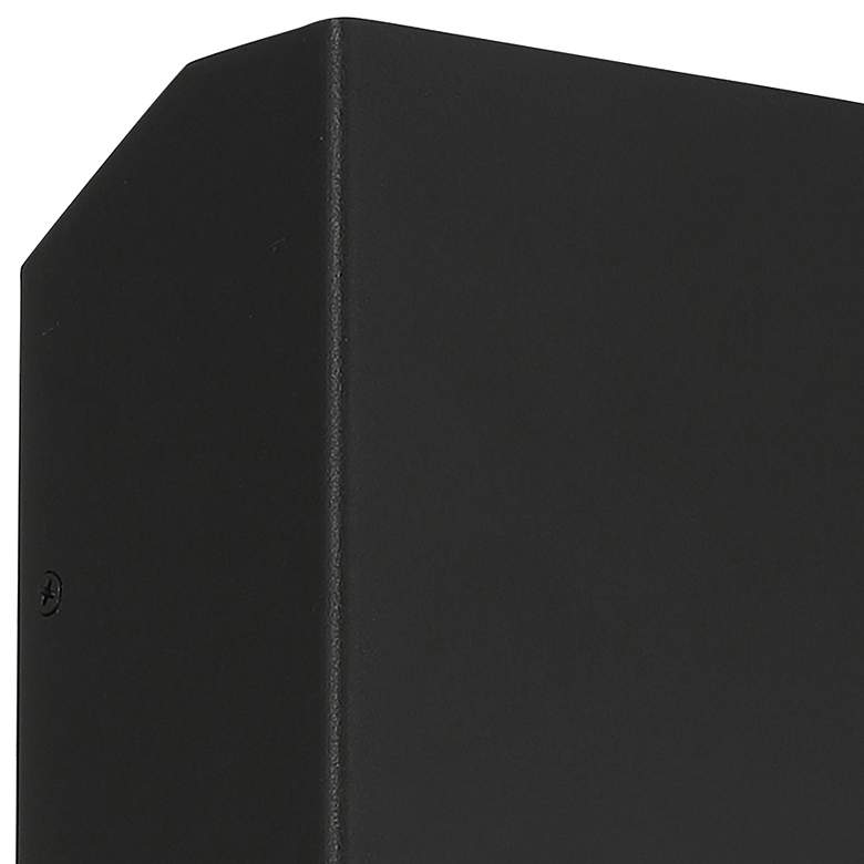 Image 2 Amora 10" High Black Marine Grade Finish Up-Down Outdoor LED Light more views