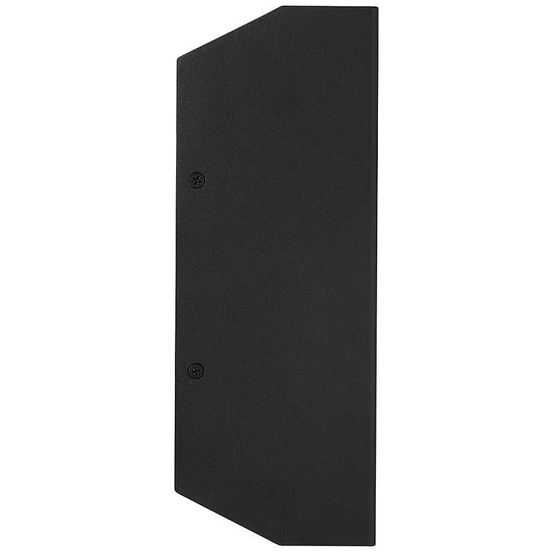 Image 4 Amora 10" High Black Marine Grade Finish Up-Down Outdoor LED Light more views