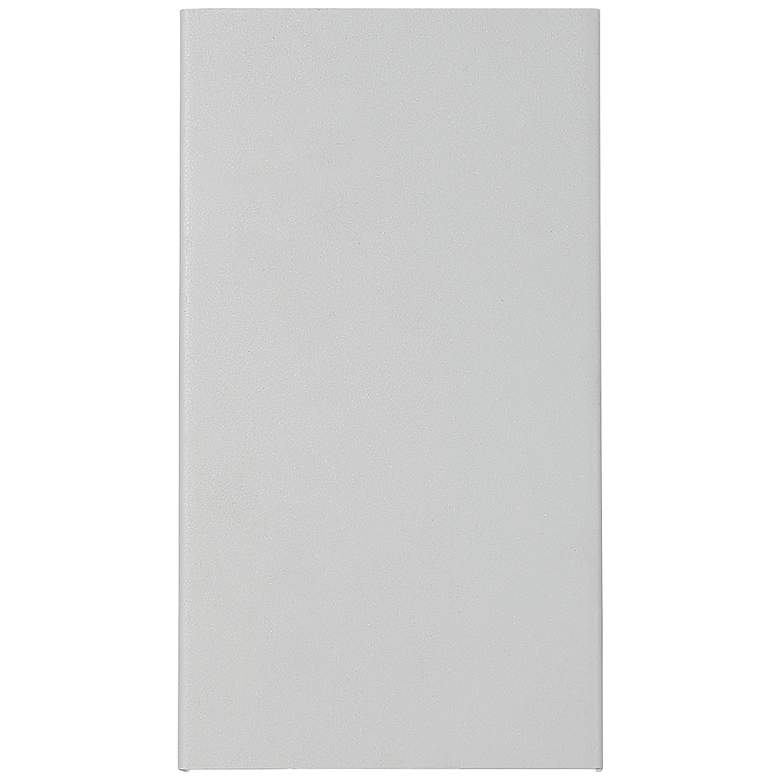 Image 3 Amora 10" High Satin Nickel Marine Grade Up-Down Outdoor LED Light more views
