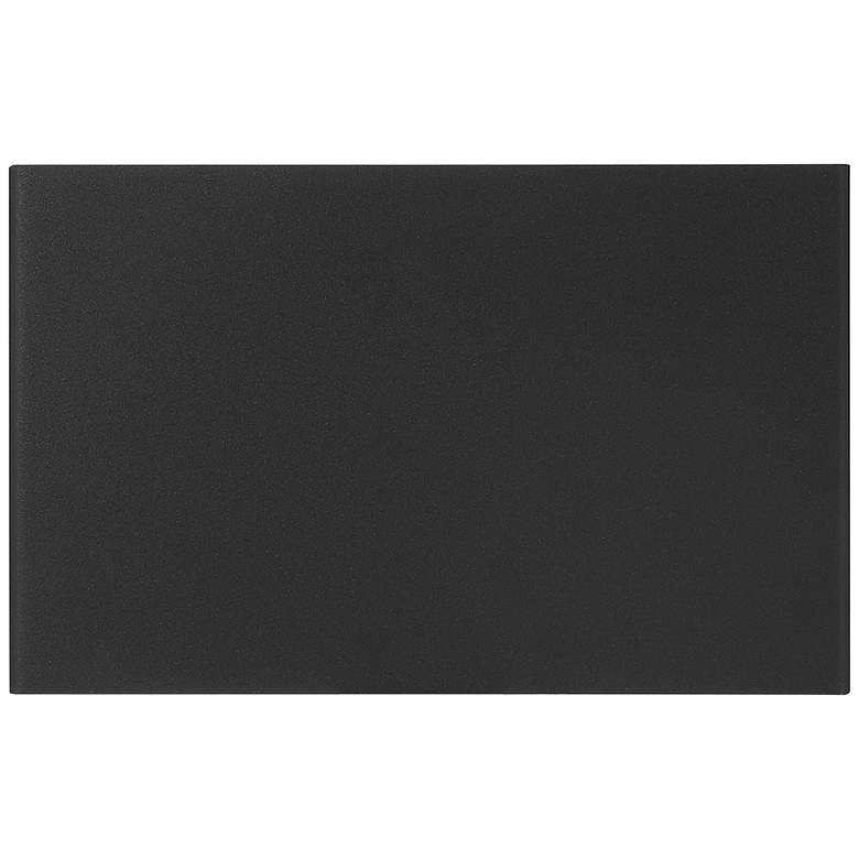 Image 3 Amora 5 1/2" High Black LED Outdoor Wall Light more views