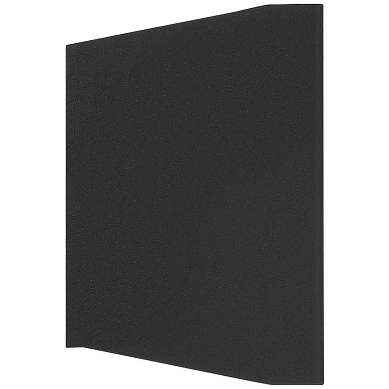 Image 4 Amora 5 1/2" High Black LED Outdoor Wall Light more views