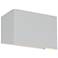Amora Bi-Directional Wide Outdoor LED Wall Mount - Satin