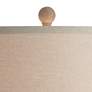 4_Amphora 25 1/4" Beige Oatmeal Rustic Coastal Table Lamps Set of 2 more views
