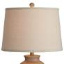 6_Amphora 25 1/4" Beige Oatmeal Rustic Coastal Table Lamps Set of 2 more views