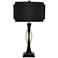 Amphora Black and Gold Modern Marble Table Lamp