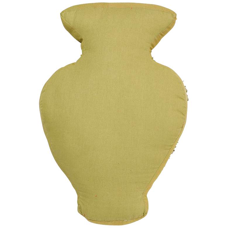 Image 3 Amphorae Green Tufted 12" x 20" Accent Pillow more views