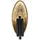 Amphotical 16 1/2" High Vintage Gold Leaf 3-Light LED Sconce