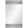 Amrah Silver Aluminum 22" x 36" Wall Mirror