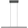 Amrisa 35.43" Wide Black LED Linear Pendant With White Diffuser