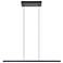 Amrisa 35.43" Wide Black LED Linear Pendant With White Diffuser
