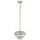 Amsterdam 1 Light Brushed Nickel Mini Pendant