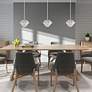 Amsterdam 1 Light Brushed Nickel Mini Pendant