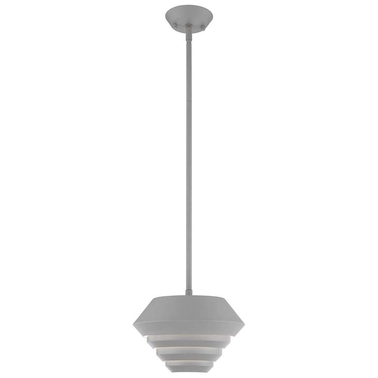 Image 1 Amsterdam 1 Light Nordic Gray Mini Pendant