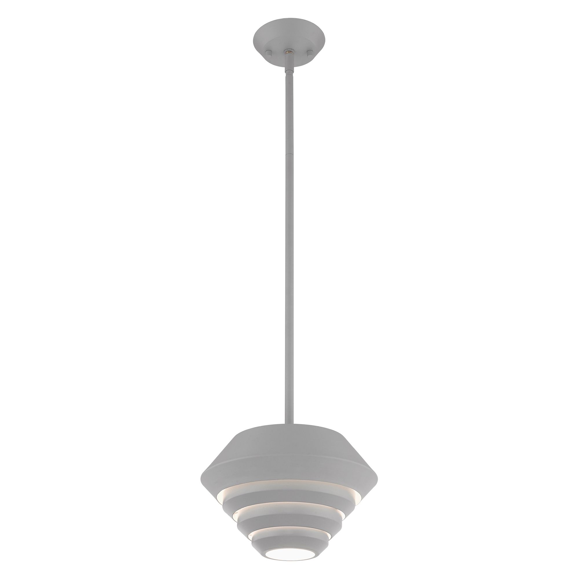 Image 5 Amsterdam 1 Light Nordic Gray Mini Pendant more views