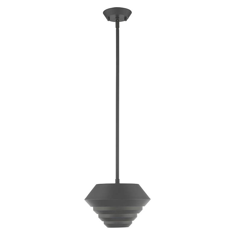 Image 3 Amsterdam 1 Light Scandinavian Gray Mini Pendant more views