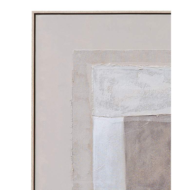 Image 3 Amsterdam 49" x49" Brown Framed Canvas more views