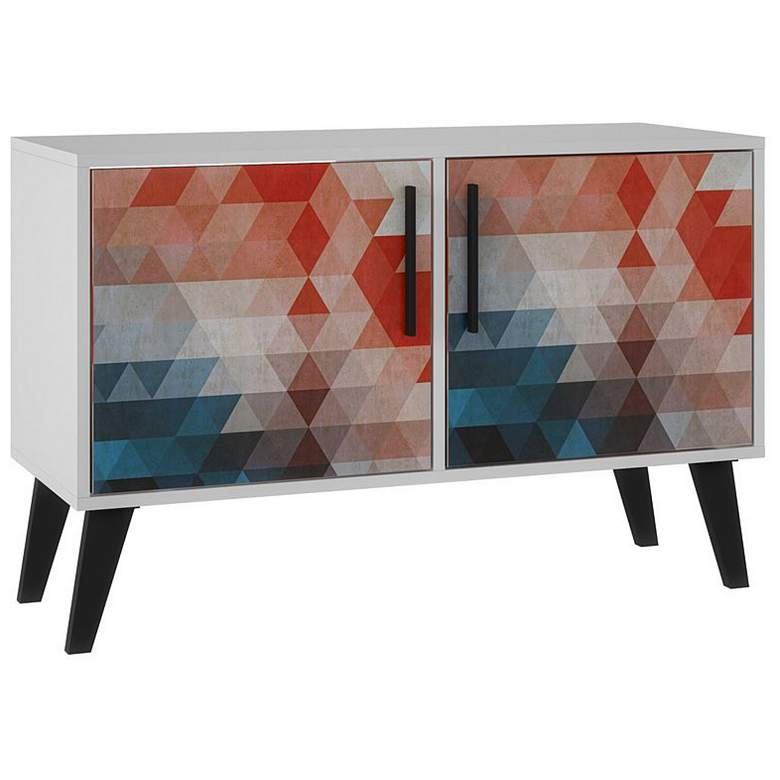 Image 1 Amsterdam Double Side Table 2.0 in Multi Color Red and Blue