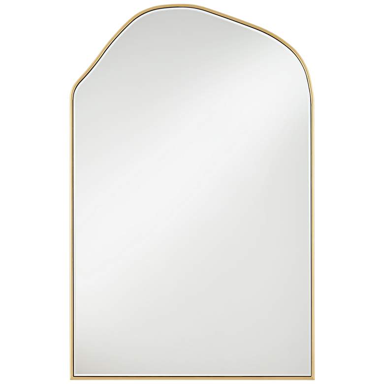Image 2 Amsterdam Gold 26" x 40" Arch Wall Mirror