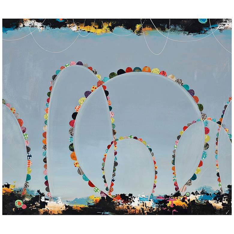 Image 1 Amusement Day 30" Square Stretched Canvas Wall Art