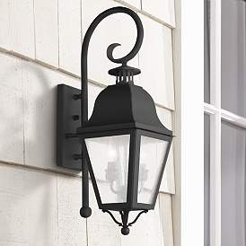 Image1 of Amwell 24 3/4" High Black Outdoor Wall Light