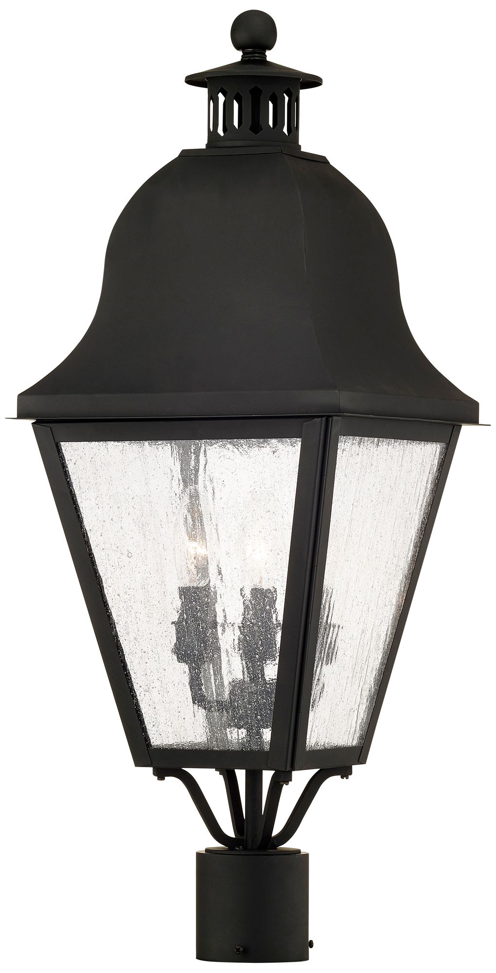 Amwell 27 1/2" High Black Outdoor Post Mount