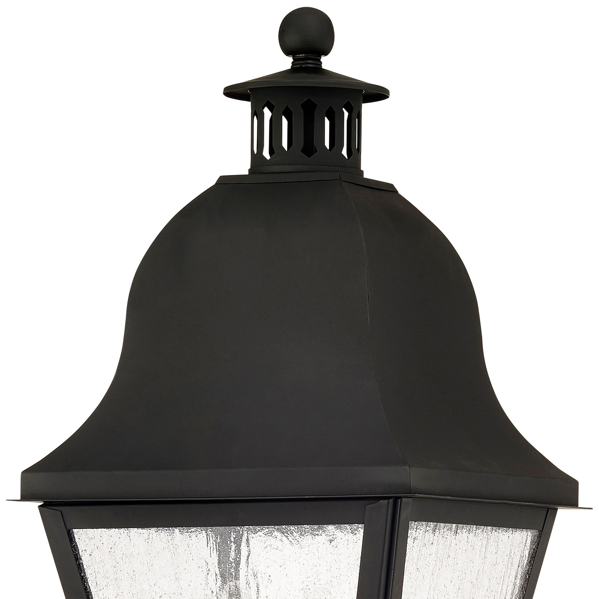 Image 2 Amwell 27 1/2" High Black Outdoor Post Mount more views