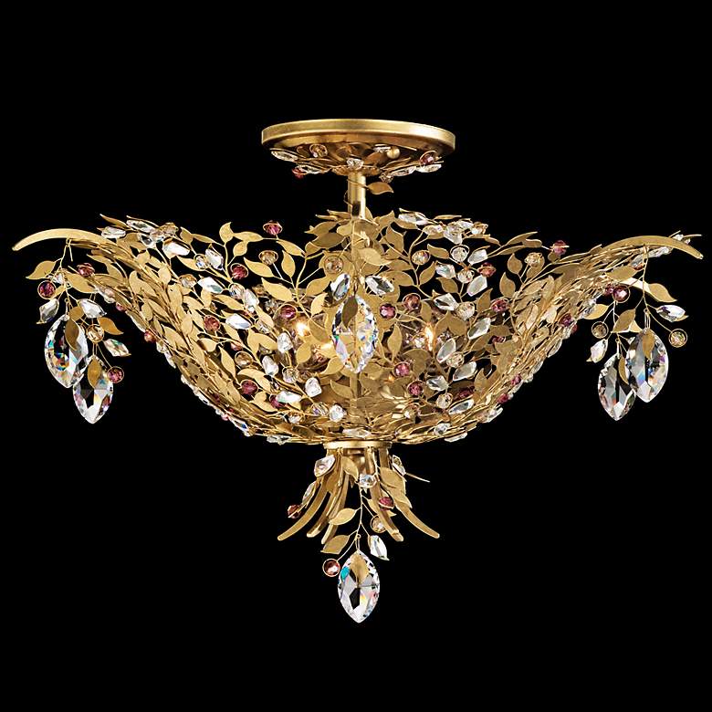 Image 1 Amytis Ray 20 1/4 inch W Schonbek Crystal Ceiling Light