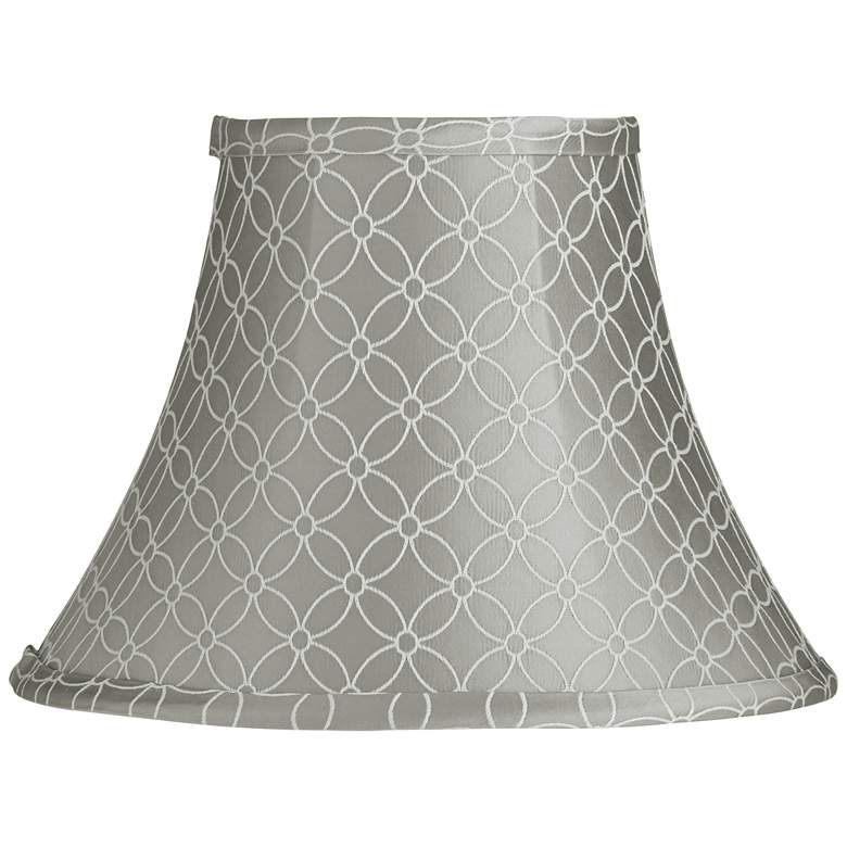 Image 1 An Qing Gray Bell Lamp Shade 6x12x9 (Spider)