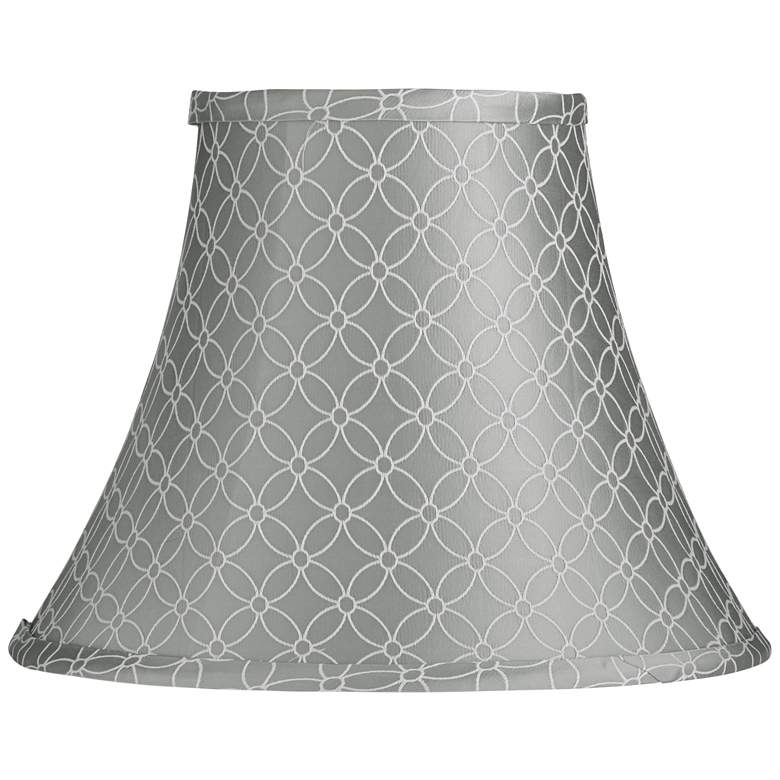 Image 1 An Qing Gray Bell Lamp Shade 7x14x11 (Spider)