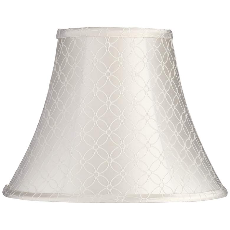 Image 1 An Qing Off-White Bell Lamp Shade 7x14x11 (Spider)