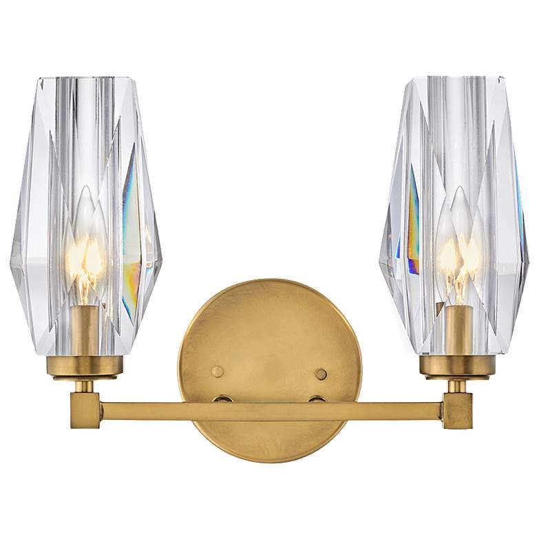 Image 1 Ana 10 1/4 inch High Brass Wall Sconce by Hinkley Lighting