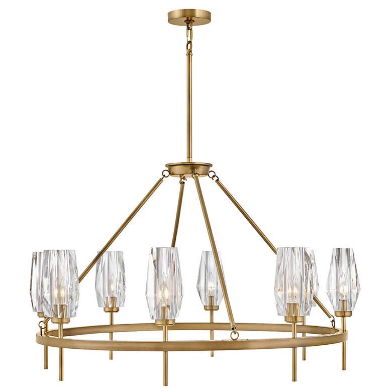 Image 1 Ana 36 inch Wide Heritage Brass Chandelier by Hinkley Lighting