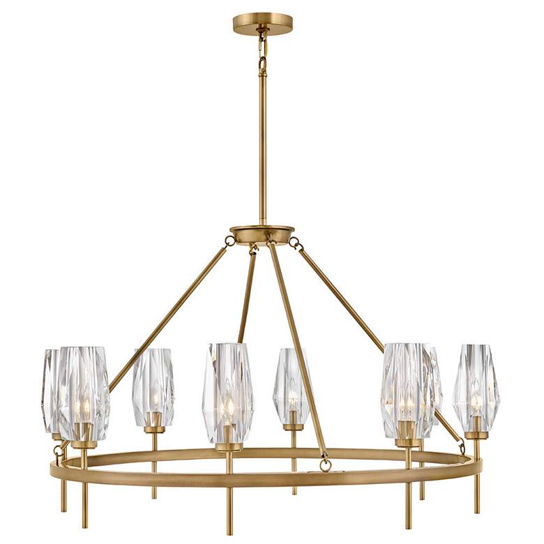 Image 1 Ana 36" Wide Heritage Brass Chandelier by Hinkley Lighting