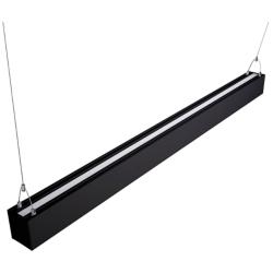Ana 47 1/2&quot; Wide Black LED Linear Commercial Light