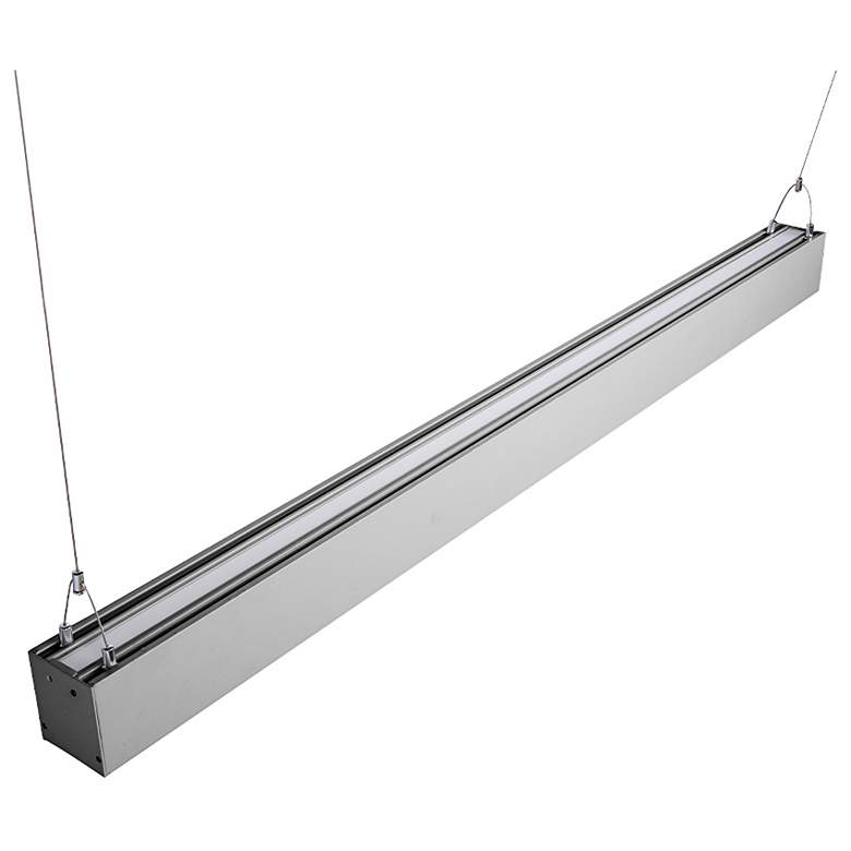 Image 1 Ana 47 1/2" Wide Silver LED Linear Commercial Light