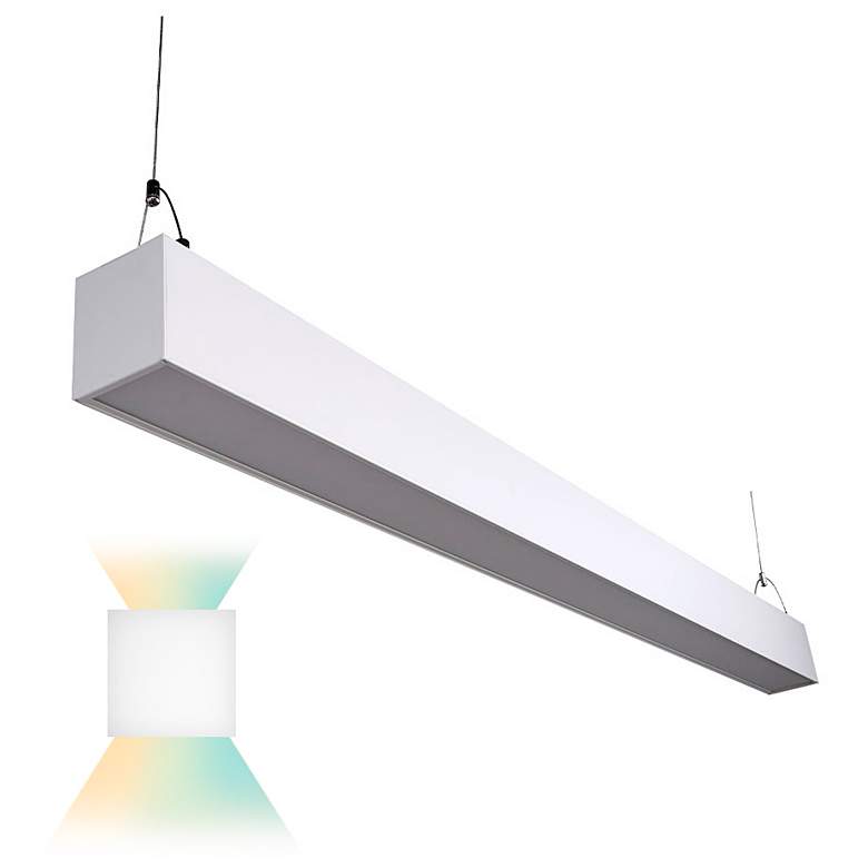 Image 3 Ana 47 1/2" Wide White LED Linear Commercial Light more views